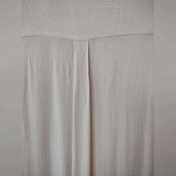 Michael Lauren Keller women's XS cream button down long sleeve blouse NWT - Picture 3 of 6